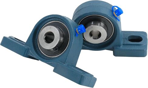 CHR Pillow Block Bearings | UCP206-20 | 2 Pack | Mounted Pillow Block Bearings - Chrome Steel Bearings with 1 1/4" Bore | ISO 9001-2015 Certified in Saudi Arabia