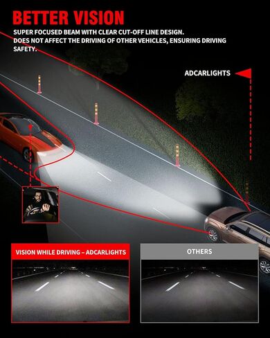 مجموعة المصابيح الأمامية لـ 2014-2018 GMC Sierra 1500 Base/Denali/SLE/SLT 15-19 Sierra 2500HD/3500HD Base/Denali/SLE/SLT كروم الإسكان عاكس العنبر بدون أضواء LED للجري النهاري in Kuwait