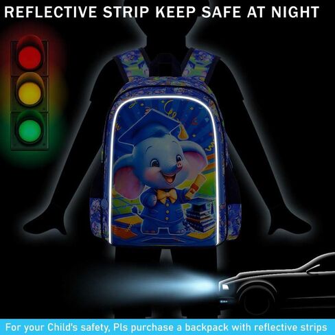 gxtvo 3PCS Shark Backpack for Boys, 16" Kids Bookbag with Lunch Box, Water Resistant Elementary Prechool Toddler Shool Bag - Blue Dr.Shark in Kuwait
