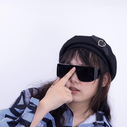 Men’s and Women’s Wrap Around Sunglasses Fit Over Glasses Side Shields Fun Cool y2k Designer Square Shades in Saudi Arabia