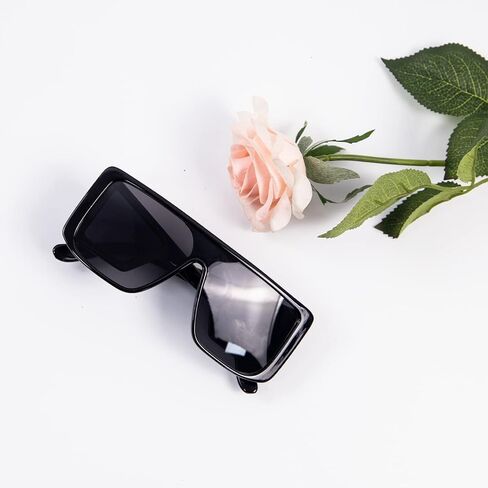 Men’s and Women’s Wrap Around Sunglasses Fit Over Glasses Side Shields Fun Cool y2k Designer Square Shades in Saudi Arabia