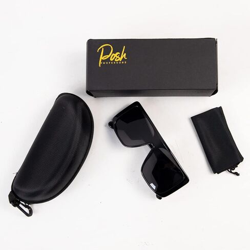 Men’s and Women’s Wrap Around Sunglasses Fit Over Glasses Side Shields Fun Cool y2k Designer Square Shades in Saudi Arabia