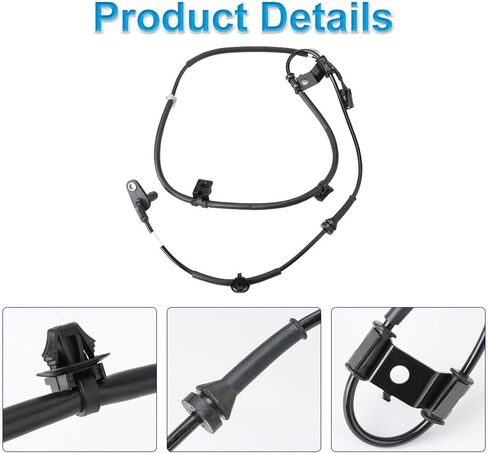 2 Pcs ABS Wheel Speed Sensors Compatible with Hyundai Santa Fe 2013 2014 2015 2016 2017 2018, Compatible with Kia Sorento 2013 2014, Front abs Sensors, Replacement for 956702W000, 956712W000 in Kuwait