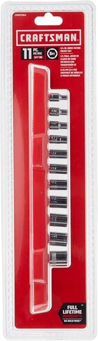 CRAFTSMAN Socket Set, SAE, 1/4-Inch Drive, 6-Point, 11-Piece (CMMT12040) in Kuwait