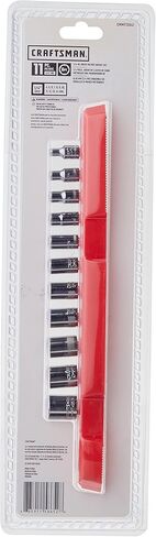 CRAFTSMAN Socket Set, SAE, 1/4-Inch Drive, 6-Point, 11-Piece (CMMT12040) in Kuwait