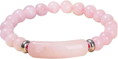 ربط سوار فرمون للنساء، 8 مم شفاء كريستال الخرز تمتد سوار، الوردي روز كوارتز كريستال فرمون سوار، اليدوية حسن الحظ الطاقة شقرا حجر مطرز الإسورة هدايا المجوهرات للنساء in Kuwait