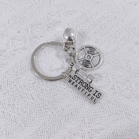 RFTWXHPN Fitness Motivation Gifts Keychain for Gym Workout Lover Gifts for Weightlifters Weight Loss for Bodybuilder Lovers in Saudi Arabia