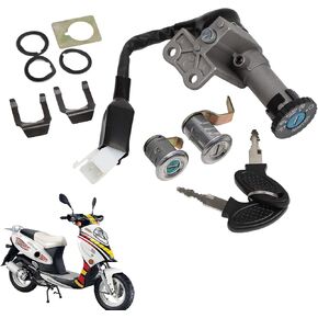Minho GY6 50cc 150cc Scooter Ignition Switch Key Lock Set for Motorcycle Moped Roketa Tank Peace