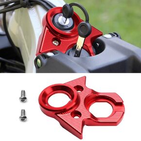 Ignition Key Switch Cover, Key Set Ignition Lock Cylinder Cover for Sur Ron Light Bee X/S & Segway X160/X260, Dirt Bike Key Ring Cover Trim Decorative Cover Decor Plate (Blue)