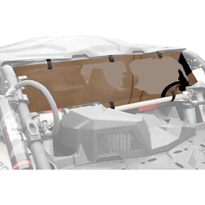 HAKA TOUGH Rear Windshield for Can Am Maverick X3 Accessories 2017-2024, Hard-Coated Back Window Rear Windscreen for Can Am Maverick X3 Max 17-24, Standard 3/16 Poly 250x stronger Than Glass