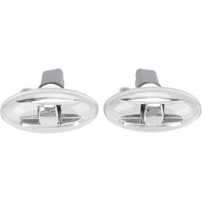 Side Indicator Repeater Light, 2Pcs Side Indicator Repeater Light 6325.G3 Side Marker Repeater Light Replacement for Citroen Berlingo C Crosser 12V