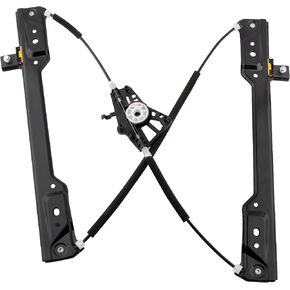 BOXI Front Driver Side Power Window Regulator Without Motor Fits for Ram 1500 2019-2023 Cab Pickup 4-Door / 384458 68321325AA