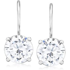 Ross-Simons 5.25 ct. t.w. CZ Drop Earring in Sterling Silver