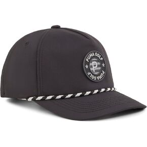 PUMA Golf Men's PARS & Stripes Rope TECH Cap, Puma Black
