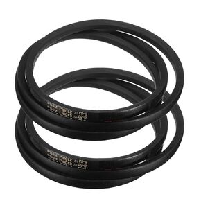 uxcell 2pcs B83 1/2 Rubber V Belt, B Section V-Belt 86.2" Outside Circumference x 0.67" Width x 0.43" Thick, Industrial Power Transmission Belt, Black