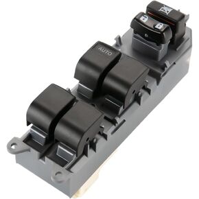 Front Left Driver Side Master Power Window Switch - Compatible for Toyota Camry 2.4L L4 2007-2009, for Toyota Camry 2.5L L4 2010-2012 - Replace Part 84820-02190