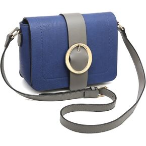 Women Vegan Leather Crossbody Shoulder Bags Fashion Purses Structured Messenger Bags