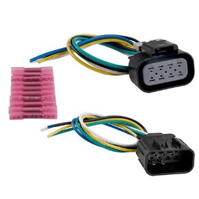 Headlight Connector Plug Male and Female Wire Harness Pigtail 5-Pin Compatible with Chevy Silverado GMC Sierra 2014 2015 2016, Halogen Headlight Connector Harness