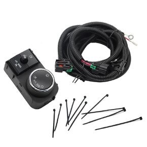 Headlamp switch fog light switch Compatible with 2007-2014 Silverado 2007-2013 Sierra 25858705 19170443