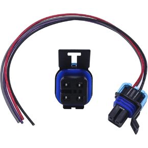 HiSport Multi Purpose Electrical Pigtail for Fuel Pump for O2 sensor 4-Way Female Wiring Harness Connector Replace PT2054,15305876,12167154,12167154,15305876,88988598