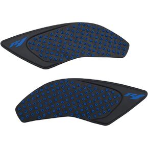 Blue Gas Fuel Tank Pad Traction Side Fuel Knee Grip Decal Compatible with Yamaha YZF R1 2015-2018