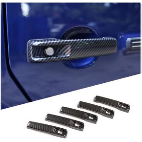 5PCS Car Exterior Door Handle Covers Compatible with Mercedes Benz G Class W463 G500 G550 G63 AMG 2004-2021 Car Door Handle Cover Protector Trim Cover (Carbon Fiber)