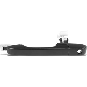 DNA MOTORING Front Left Outer Door Handle Compatible with 02-06 Honda CR-V, W/Key HoleSmooth Black, OEM-DHO-01110, 72180S9AJ01ZD