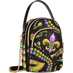 Holiday Festive Cell Phone Purse Crossbody Handbag Durable Shoulder Bag Travel Pouch