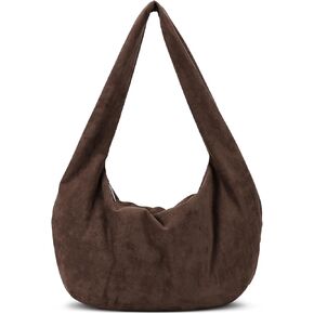 JQWSVE Hobo Bags for Women Soft Leather Slouchy Bag Shoulder Purse Retro Fall Bag 2024 Casual Tote Bag Vegan Leather Handbag