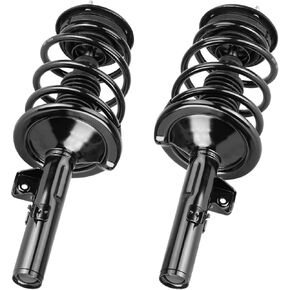 Front Complete Coil Spring Strut Shock Absorber Compatible with Ford Five Hundred FWD 2005-2007, for Mercury Montego FWD 2005-2007, Pair of Hydraulic Strut Shock Absorber Replace for 172614 172615