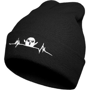 Embroidered Winter Hat for Women Men, Cute Beanie Hats, Winter Knit Hat for Winter Accessories