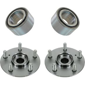 Front Wheel Hub & Bearing Kit Left & Right Pair Set for 99-04 Honda Odyssey