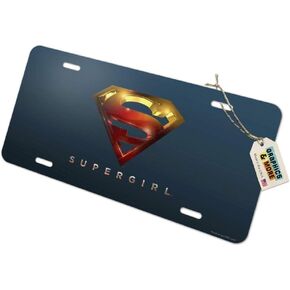 GRAPHICS & MORE Supergirl TV Series Logo Novelty Metal Vanity Tag License Plate