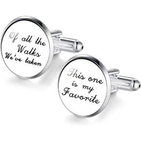 أزرار أكمام JIAYIQI للأب بكلمات حلوة للرجال in Kuwait