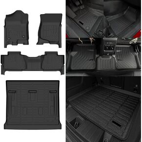 Naibeve Floor Mats for 2015-2020 Chevrolet Tahoe/GMC Yukon Bucket Seats (Not for Yukon XL)-All Weather for Chevy Chevrolet Tahoe Floor Mats GMC Yukon Cargo Liner Accessories
