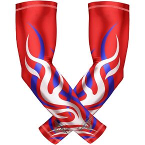 Bucwild Sports Baseball Arm Sleeve للشباب والكبار زوج واحد | كرة القدم كرة السلة ركوب الدراجات التنس