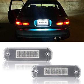 LED License Plate Lights Compatible with Del Sol 1993-1997,for Civic Coupe 1996-2000, for Civic Hatchback 1992-1995,for Civic Sedan 1996-1998