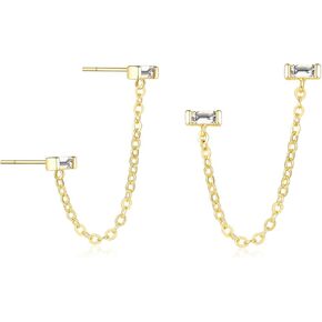 أقراط WEARON للنساء مطلية بالذهب عيار 14 قيراط مجوهرات أذن صغيرة بسيطة لا تسبب الحساسية in Kuwait