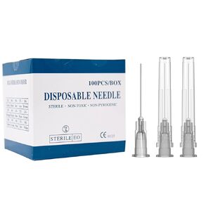 27 Gauge 1/2 inch Needle, 100PCS Luer Lock Needles Industrial Dispensing Accessories, Individual Package(27G 1/2inch Needle)