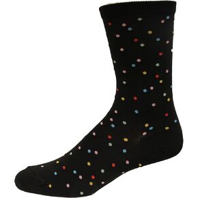 Hot Sox Women's Confetti Dot Crew Socks 1 Pair