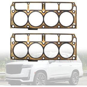 RULLINE 2PCS LS3 5-Layer MLS Head Gaskets Compatible with GM Chevrolet GMC Cadillac 6.0L/6.2L LQ4 LQ9 L96 L76 LY6 L92 L99 Series Engines 12622033