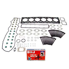 DNJ HGB1166 Cylinder Head Gasket Set with Head Bolt Kit for 2003-2009 Dodge Ram 2500 5.9L 359cid L6 OHV