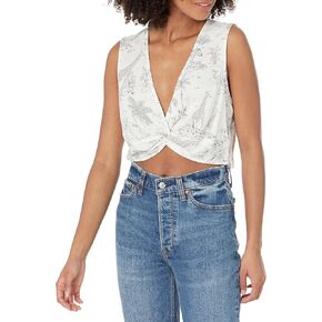 Splendid Women's Nyla Twist Crop Tank Top