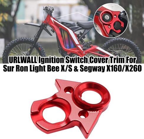 غطاء مفتاح الإشعال، مجموعة المفاتيح غطاء أسطوانة قفل الإشعال لـ Sur Ron Light Bee X/S & Segway X160/X260، غطاء حلقة مفاتيح الدراجة الترابية غطاء ديكور لوحة ديكور (أزرق) in Kuwait