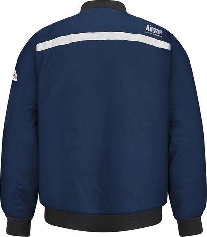 سترة Bulwark FR للرجال مقاومة للهب بوزن 9 أونصة من قطن Excel Fr، باللون الأزرق الداكن in Kuwait