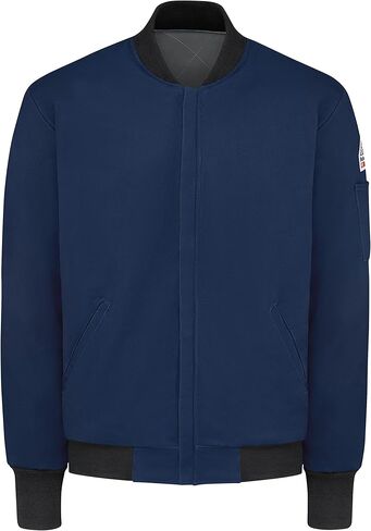 سترة Bulwark FR للرجال مقاومة للهب بوزن 9 أونصة من قطن Excel Fr، باللون الأزرق الداكن in Kuwait