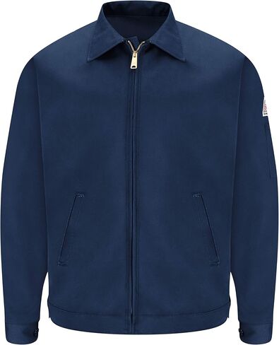 سترة Bulwark FR للرجال مقاومة للهب بوزن 9 أونصة من قطن Excel Fr، باللون الأزرق الداكن in Kuwait