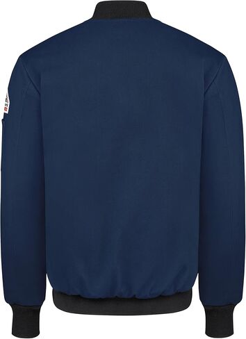 سترة Bulwark FR للرجال مقاومة للهب بوزن 9 أونصة من قطن Excel Fr، باللون الأزرق الداكن in Kuwait