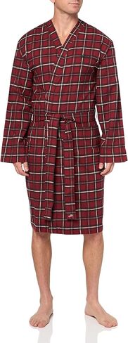 BOSS Mens Check Flannel Robe in Saudi Arabia