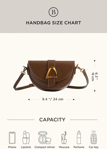 Coucoland Crossbody Bags for Women - Shoulder Bag Faux Leather Bag Saddle Clutch Purse Flap Handbags for Daily in Saudi Arabia